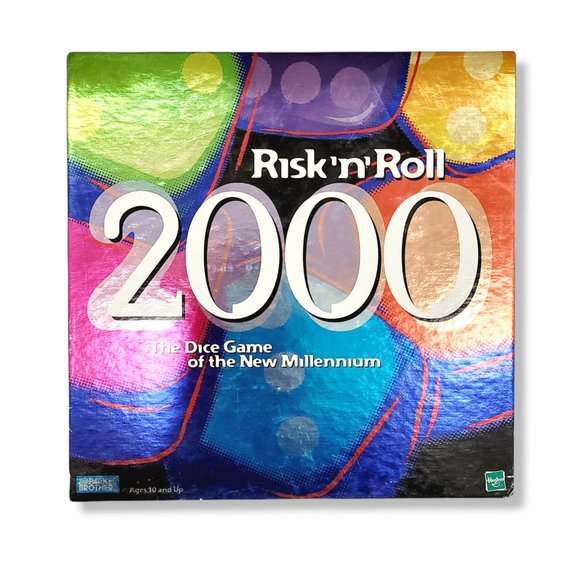 Hasbro Risk 'n' Roll 2000 The Dice of New Millennium Vintage Board Game 1999-200 - Picture 1 of 6